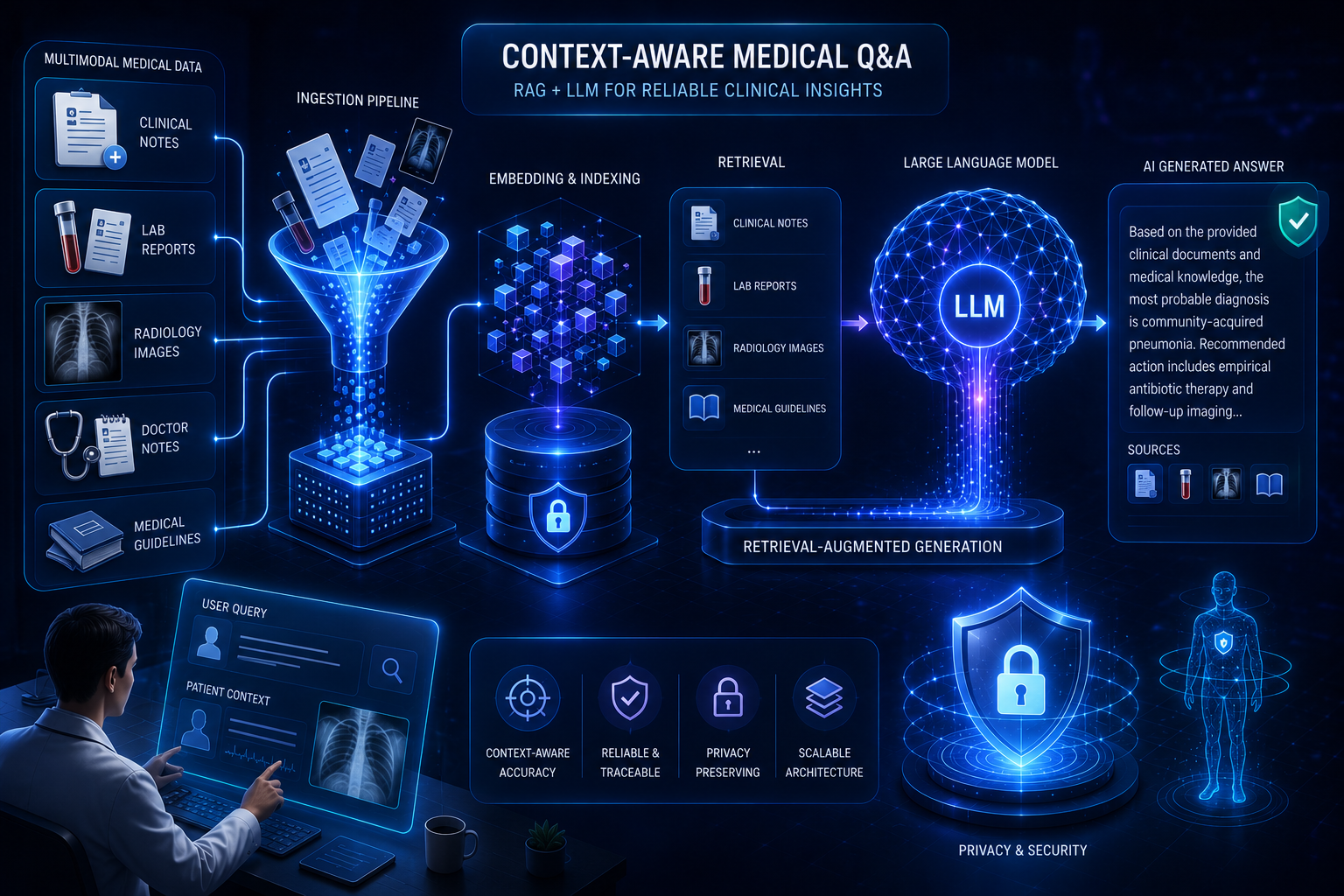 Context-Aware Medical Q&A screenshot